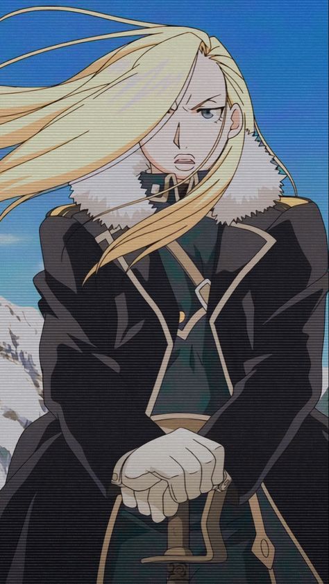 Oliver Armstrong, Armstrong Fullmetal Alchemist, Olivier Armstrong, Mira Armstrong, Full Metal Alchemist Art, Olivier Mira Armstrong, Elric Brothers, Wallpaper Icon, Edward Elric