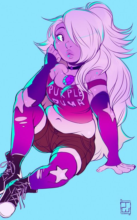 steven universe fan art diamante blu | Purple puma by AgentWhiteHawk on DeviantArt Amethyst And Steven, Steven Universe Fan Fusions, Jennifer Jason Leigh, Amethyst Steven Universe, Cristal Gems, Steven Universe Wallpaper, Steven Universe Anime, Universe Images, Steven Universe Memes