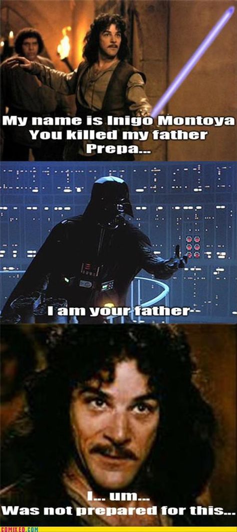 Funny Pictures Of The Day – 52 Pics The Princess Bride Funny Memes, Inigo Montoya, Star Wars Meme, Lego Army, The Princess Bride, Star Wars Jokes, Stars Wars, Movies And Series, Princess Bride