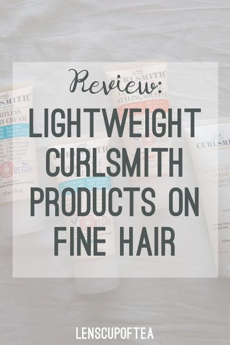 The text "Review: lightweight Curlsmith products on fine hair" on a photo of 4 travel sizes of Curlsmith products on a white background. Fine Wavy Hair, Selfie Filters, The Curly Girl Method, Fine Curly Hair, Curly Girl Method, Wavy Curly Hair, Double Chin, Curly Hair Care, Curly Girl