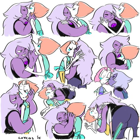 Steven Universe Ruby X Sapphire Fanart, Steven Universe Lapidot, Perla Steven Universe, Amethyst Steven Universe, Amethyst Su, Steven Universe Pictures, Steven Universe Ships, Steven Uni, Pearl Steven Universe