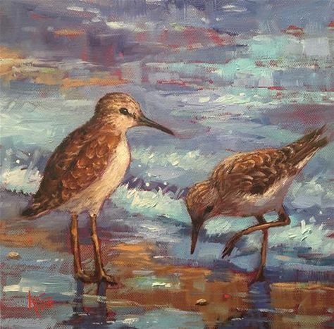 Shore Bird Art, Painting Art Wall, Coastal Painting, Nature Painting, Bird Pictures, Beach Painting, Bird Drawings, Watercolor Bird, Coastal Art