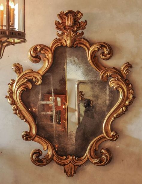 Baroque Mirror, Baroque Furniture, Baroque Decor, Artistic Furniture, Italian Baroque, Baroque Design, Baroque Art, Vintage Mirrors, Framed Mirror