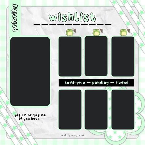 Template Wishlist, Wishlist Photocard, Wishlist Template, Pc Aesthetic, Pc Template, Kpop Collection, Stickers Aesthetic, Photo Card Template, Aesthetic White