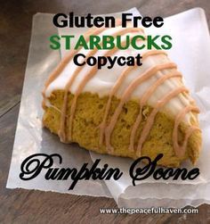 Gluten Free Starbucks, Scones Pumpkin, Gluten Free Pumpkin Cookies, Pumpkin Scones Recipe, Gluten Free Pumpkin Recipes, Gluten Free Scones, Coconut Dessert, Cookies Gluten Free, Pumpkin Scones