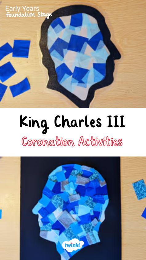 Celebrate the Kings Coronation with these lovely coronation crafts of King Charles III. For how to's and more, click the pin. Kings Birthday Activities, Knights And Castles Topic, Coronation Crafts, Coronation Party Ideas, England Crafts, Coronation Ideas, Castles Topic, Early Years Activities, Knights And Castles