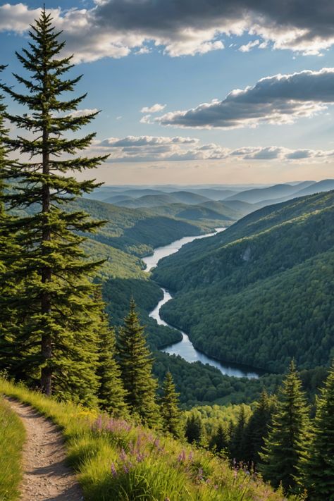 Trailblazer's Delight: Top Hiking Trails Across Vermont Vermont Green Mountains, Vermont Hikes, Jay Peak Vermont, Green Mountains Vermont, Vermont Hiking, Vermont Landscape, Mountain Walk, Vermont Mountains, Top Of Mountain