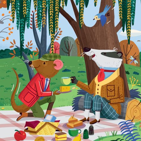 Happy Friday! Are you looking for a way to spend time with your little one this weekend? How about curling up with a timeless classic like The Wind In the Willows by Alex Fabrizio with beautiful illustrations by Greg Paprocki (@gregpaprocki) 🍃 Follow along with Mole, Rat, Mr. Toad, and Badger's antics in the countryside in this brightly colored storytime favorite! - - - #StarryForestBooks #PictureBooksOfInstagram #KidLitIllustration #KidLitArtists #ChildrensBookstagram #KidsBooks #KidLit #... Mr Toad Wind In The Willows, Greg Paprocki, Mole Rat, The Wind In The Willows, Mr Toad, Wind In The Willows, Ig Feed, Toad, Story Time