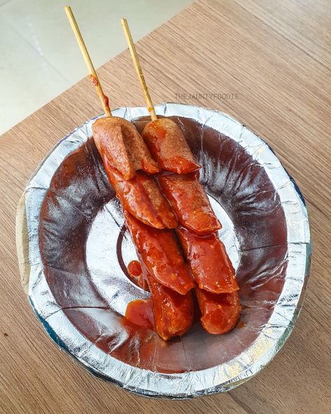 Chicken Sausage With Mitho piro sause at Piro Khursani, Gongabu branch😋😚 . For more ----> @thejauntyfoodie . . . . #thejauntyfoodie #chickensausage #sausage #pirokhursani #nepalifood #picoftheday #photography #photooftheday #nepaldiaries #foodporn #streetfood #love Nepali Food, Chicken Sausage, Street Food, Chicken, Photography, On Instagram, Quick Saves, Instagram