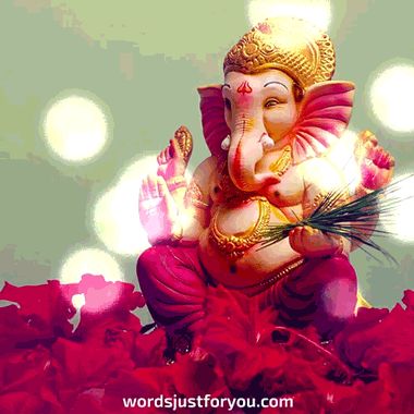 Happy Ganesh Chaturthi Gif & Card - 5179 | Words Just for You! - Free Downloads and Free Sharing Ganesh Chaturthi Gif, Astrology In Hindi, Happy Ganesh Chaturthi Wishes, Photos Of Ganesha, Happy Hanuman Jayanti, New Good Night Images, Ganpati Bappa Wallpapers, Ganpati Bappa Photo, Happy Ganesh Chaturthi Images