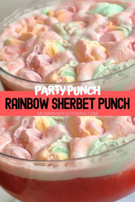 Rainbow Punch Recipe, Rainbow Sherbert Punch, Best Sherbet Punch Recipe, Rainbow Sherbet Punch, Lime Sherbert Punch, Raspberry Sherbet Punch, Alcohol Punch, Lime Sherbet Punch, Best Punch Recipe