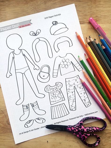 Printable paper doll set you can color yourself Ahg Pathfinders Activities, Paper Dolls Printable Free, Ahg Pathfinders, Cute Paper Doll, Diy Paper Dolls, Paper Doll Craft, Free Printable Paper Dolls, Paper Doll Printable Templates, Paper Dolls Clothing