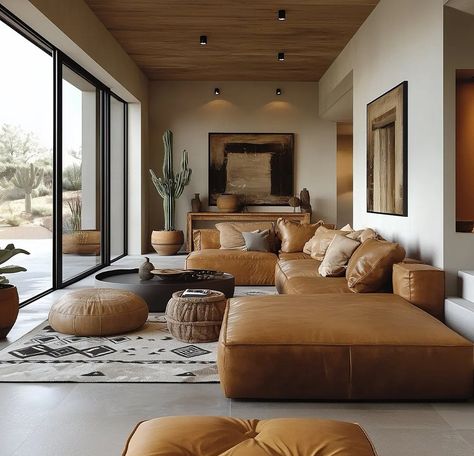 Camel Color Couch Living Room Ideas, Caramel Couch Living Room, Caramel Sofa Living Room Ideas, Brown Leather Sofa Living Room Ideas, Caramel Living Room, Camel Sofa Living Room, Living Room No Tv, Camel Leather Couch Living Room, Brown Carpet Living Room