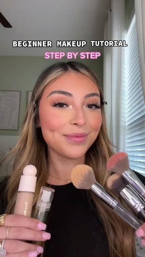 Beginner makeup tutorial step by step process Makeup Tutorial With Foundation, Graduation Makeup Step By Step, Step Make Up, Beginner Make Up Looks, Makeup Looks For Beginners Step By Step, Professional Makeup Step By Step, How To Simple Makeup, Easy Beginner Makeup Tutorial, Learn How To Do Makeup For Beginners