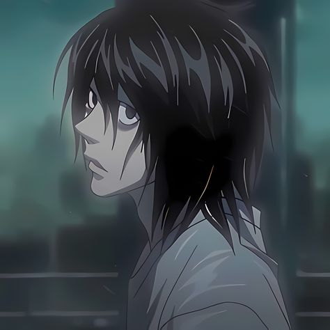 L Lawliet, Anime, Black