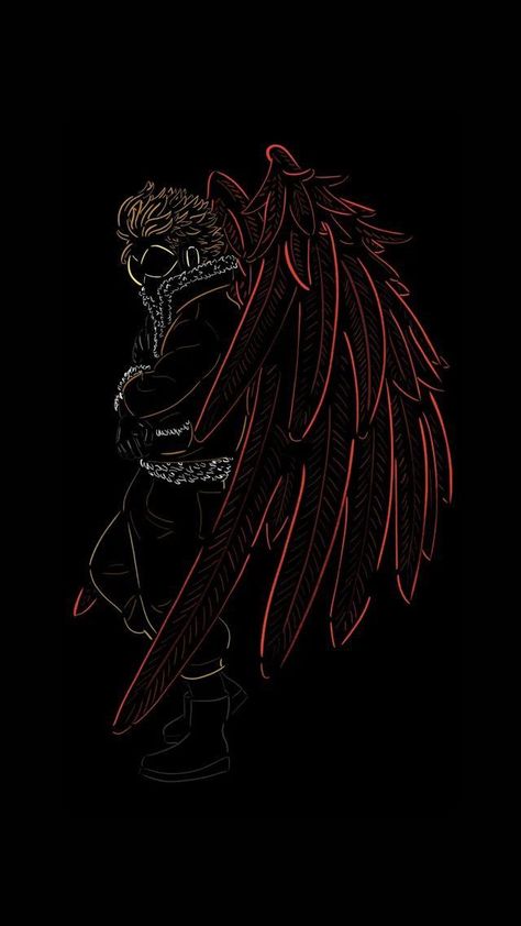 Hawks, Follow Us, Red, Black