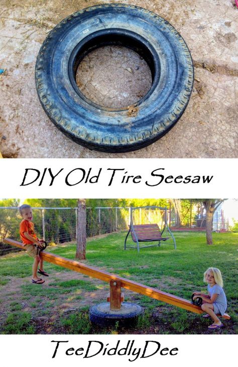 How To Make A Teeter Totter, Diy Teeter Totter, Daycare Toys, Diy Outdoor Toys, Diy Kids Playground, Camp Cabin, Backyard Kids Play Area, Teeter Totter, Outdoor Play Areas