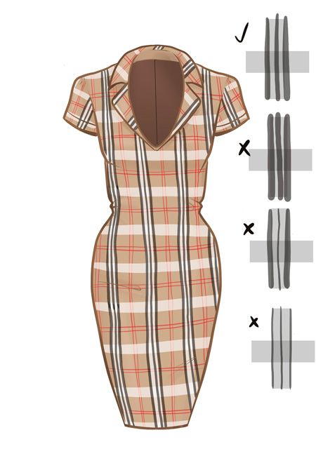 I Draw Fashion, Basic Dress Pattern, Fashion Design Drawing, Fashion Design Books, Draw Fashion, Fashion Illustrations Techniques, Burberry Plaid, Fashion Drawing Tutorial, Fashion Vocabulary