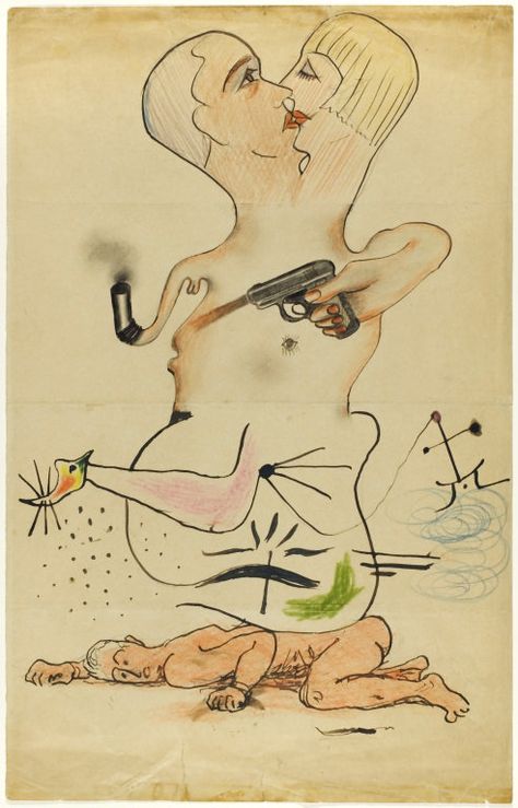 Exquisite Corpse | The Art Institute of Chicago Miro Artist, Yves Tanguy, Hirshhorn Museum, Exquisite Corpse, Joan Mir, Max Ernst, Drawing Games, Diego Rivera, Joan Miro