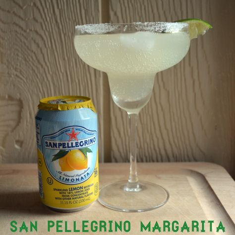 San Pellegrino Limonata Margaritas « Tulle and Trinkets Sparkling Cocktail, Homemade Cocktails, Tequila Drinks, Keto Drink, Sweet Tart, San Pellegrino, Margarita Recipes, Sweet Tarts, July 17