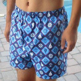 Men’s Woven Boxer Shorts Great Instructions for Flat Felled Seams!! Mens Boxers Pattern, Boxer Pattern, Boxer Shorts Pattern, Sewing Men, Mens Sewing Patterns, Shorts Pattern, Boxer Puppy, Man Weave, Mens Boxers