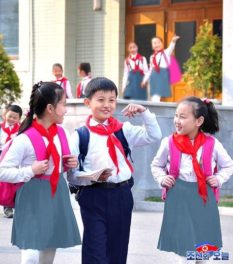 Country Ideas, Changchun, Houndstooth Pencil Skirt, North Korean, North Korea, Character Names, Elementary School, Elementary Schools, Pencil Skirt