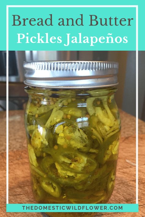 Pickled Bread and Butter Jalapeños Pickle Canning Recipes, Sweet And Sour Pickles, Canning Recipes For Beginners, Canning Pickles Recipe, Easy Pickling Recipes, Easy Pickle, Homemade Pickles Dill, Dill Pickle Recipe, Sour Pickles