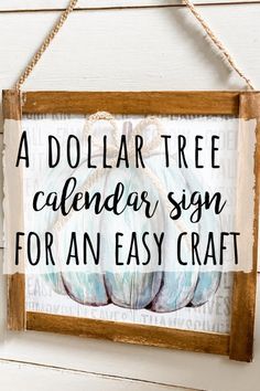 Calendar Craft, Dollar Tree Hacks, Calendar Pictures, Farmhouse Crafts, Dollar Store Hacks, Diy Calendar, Diy Dollar Tree Decor, Dollar Tree Decor, Dollar Tree Diy Crafts