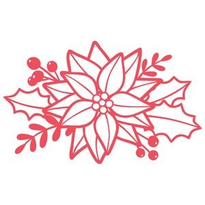 Poinsettia Svg Free, Poinsettia Embroidery Pattern, Poinsettia Sketch, Crab Clipart, Christmas Svgs, Card Embroidery, Christmas Chevron, Map Globe, 3d Paper Crafts