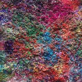 Sew Stitch Knit: New Fabric from Recycled Threads Recycle Fabric Scraps, Recycled Fabric Art, Machine Stitches, Water Soluble Fabric, Landscape Art Quilts, Scrap Fabric Projects, Fiber Art Quilts, Textile Fiber Art, Sewing Stitches