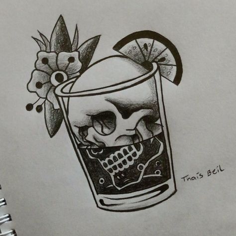 Skull Drink Tattoo, Skull Drinking Tattoo, Skull In A Glass Tattoo, Skull Tea Cup Tattoo, Skull Whiskey Tattoo, Skull Cocktail Tattoo, Skull Glass Tattoo, Skull In Whiskey Glass Tattoo, Tattoo Copo Americano