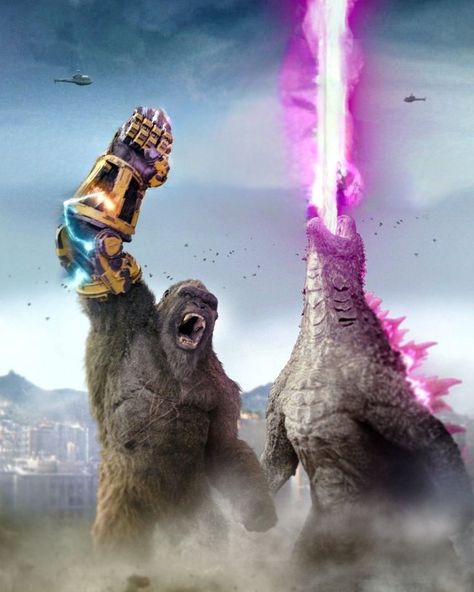 Godzilla X Kong The New Empire Drawing, Godzilla X Kong The New Empire, Kong Wallpaper, Kong Tattoo, Monsterverse Titans, Monsterverse Godzilla, Godzilla Birthday Party, Empire Wallpaper, Godzilla Kong