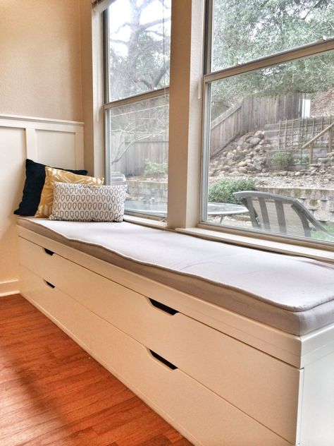 Ikea Stolmen, Storage Bench With Baskets, Diy Window Seat, Window Seat Storage, Window Bench, Diy Storage Bench, Storage Bench Seating, Storage Bench Bedroom, Window Benches