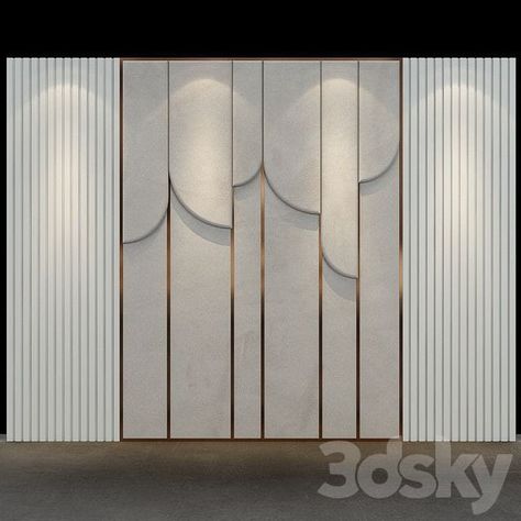 False Ceiling For Small Area, Commercial Accent Wall, Wall Cladding Designs, Lobby Wall, Cladding Design, Wall Panel Design, Art Deco Interior Design, Wardrobe Interior Design, Living Room Partition Design