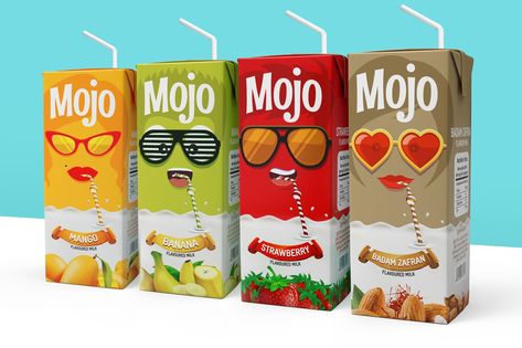 Flavoured Milk Packaging, Milk Packaging, Drink Packaging, Tetra Pak, Drinks Packaging Design, Juice Packaging, Bottle Design Packaging, Kid Drinks, Handmade Packaging