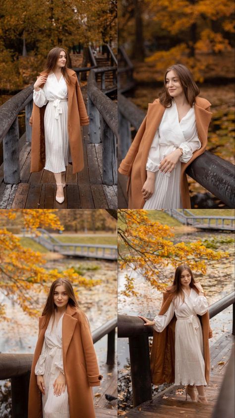 Autumn Aesthetic Photos, Fall Photoshoot Poses, Autumn Poses, London Eye Photography, Autumn Session, Autumn Photo Shoot, Autumn Photography Portrait, Photography Outfits, Fall Portraits