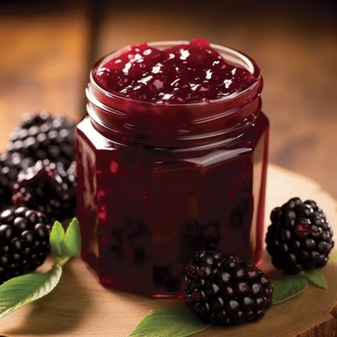 Sure Jell Recipe, Blackberry Jelly Recipe, Homemade Blackberry Jam, Easy Jam Recipe, Blackberry Gin, Blackberry Jam Recipes, Blackberry Recipes, Apple Jelly, Gin Recipes