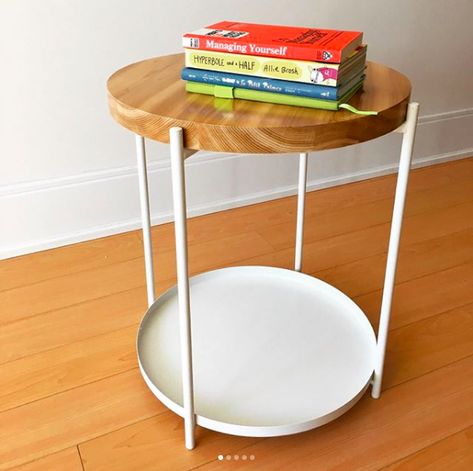 Just 13 of the Best Ikea Hacks We've Seen on Instagram Lately | Hunker Gladom Ikea, Cama Ikea Kura, Cama Ikea, Cedar Table, Oak Furniture Land, Table Ikea, Home On A Budget, Ikea Furniture Hacks, Ikea Chair