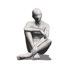 3d Male Pose, Easy Pose 3d Male, 3d Poses Reference Male, Magic Poser App, Magic Poser Base, Easy Pose 3d, 3d Poses Reference, Male Art Reference, 3d Pose