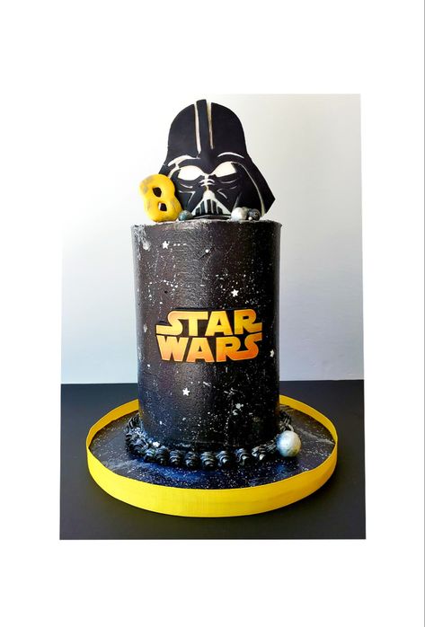 Star Wars Buttercream Cake, Galaxy Cakes, Darth Vader Cake, Star Wars Birthday Cake, Galaxy Cake, Boy Cake, Star Wars Cake, Star Wars Birthday Party, Berry Jam