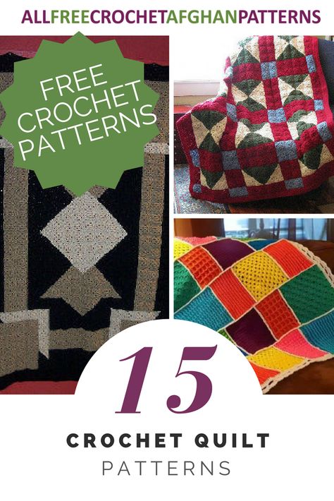 Learn how to #crochet an afghan that looks like a traditional quilt block with this stunning and free crochet quilt patterns. Includes patterns for full afghans, blocks, tutorials, and more. Free Crochet Patterns For Afghans Easy Beautiful, Crochet Afghan Patterns Free Easy Quick, Free Crochet Patterns For Afghans, Crochet Afghans Easy, Crochet Quilts, Crochet Quilt Pattern, Yarn Project, Rug Crochet, Crochet Afghan Patterns Free