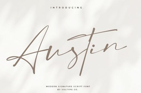 Austin - cool handwritten font by Vultype available for instant download on Fonts2u.com Austin Tattoo Name, Austin Name, Name Fonts, Austin Tattoo, Tattoo Name Fonts, Minimalist Font, Tattoo Name, Trendy Fonts, Professional Fonts