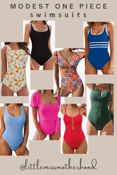 Best Selling One Piece Modest Swimsuits 2024 Cute Swimsuits For Women, Swimsuits 2024, Ladies Swimwear, Swimsuits Trendy, Vacation Swimsuit, Mom Swimsuit, Full Coverage Swimsuit, Swimsuit Beach