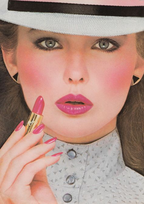 ‘It’s new. It lasts. At last.’ #MaxFactor #80sstyle 80s Beauty, Max Factor Lipstick, Vintage Seventeen Magazine, 1980s Makeup, Neon Lipstick, Seventeen Magazine Fashion, Just Seventeen, Lipstick Ad, Vintage Makeup Looks