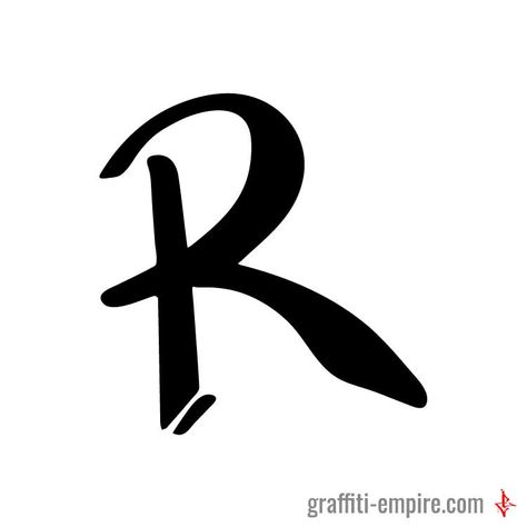 Big R Graffiti Tag Letter done with Copic BV08 medium broad brush on paper. Use it as inspiration for your… Read more » R In Graffiti, Graffiti Letter R, Graffiti Letter E, Tags Lettering, Letter R Tattoo, Blood Font, T Alphabet, Big R, Letters R