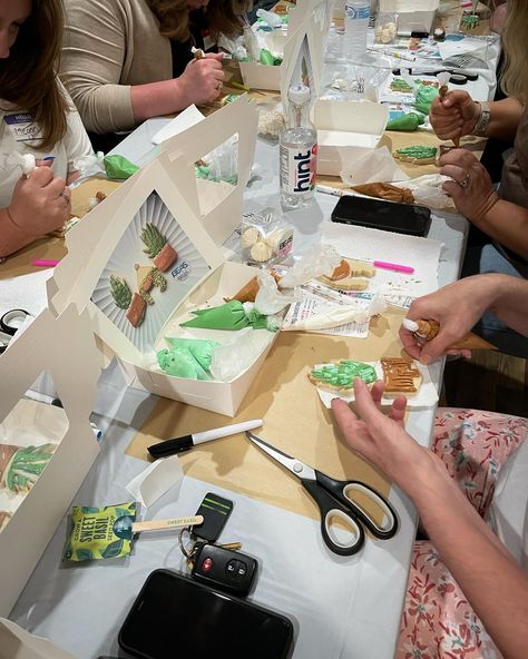 Thanks so much for coming to our workshop and cookie decorating class today. We had so much fun! You ladies did so well! Look at those cookies 🤩amazing job! Thanks Amy for doing this amazing workshop together 🫶🏼 #cookie #cookieclass #succulents #succulentcookieclass #cookiedecorating Cookie Workshop, Cookie Decoration, Cookie Decorating Party, Cake Cookie, Decoration Party, Thanks So Much, Community Events, Cake Cookies, Cookie Decorating