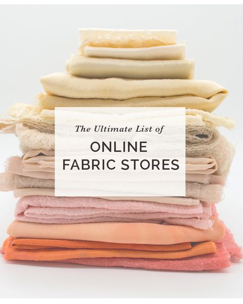 The Ultimate List of Independent Online Fabric Stores!! Online Fabric Stores, Boost Collagen, Fabric Stores, Collagen Powder, Fabric Kit, Marine Collagen, Beginner Sewing Projects Easy, Kids Fabric, Online Fabric