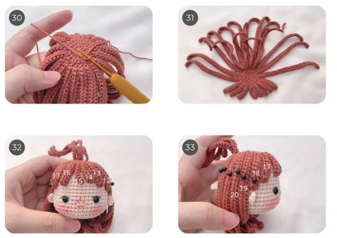 Amigurumi doll pattern