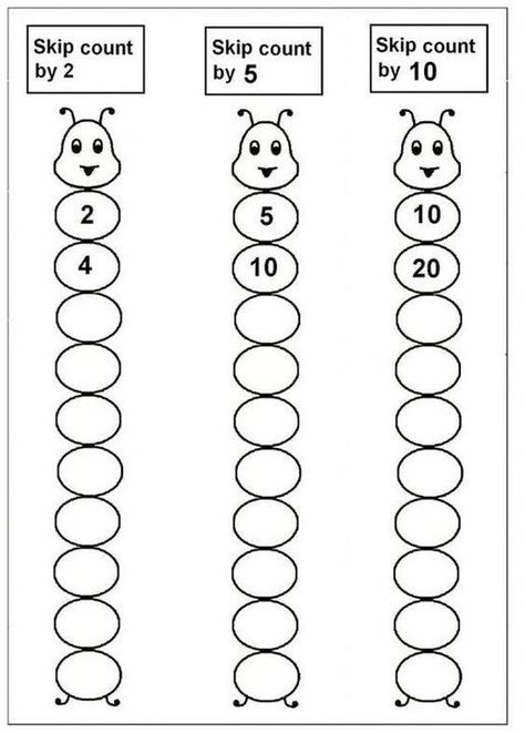 Student Skills, First Grade Math Worksheets, 2nd Grade Math Worksheets, 1st Grade Math Worksheets, Skip Counting, Kids Math Worksheets, 1st Grade Worksheets, Kindergarten Math Worksheets, School Worksheets