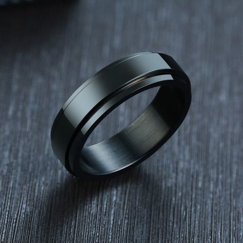 Brand Name: VNOXOrigin: CN(Origin)Metals Type: Stainless SteelGender: MenMaterial: MetalStyle: ClassicRings Type: Cocktail RingShape\pattern: AnimalSurface Width: 8mmCompatibility: All CompatibleFunction: OtherModel Number: VNOX-R-394SSetting Type: Prong SettingFine or Fashion: FashionOccasion: WeddingItem Type: RingsSize: US size8 9 10 11 12 13Color: Black/ SilverMaterial: High quality Stainless SteelFeature: Rotatable RingOccasion: Daily,WeddingService Guarantee: 30-days Money BackEnvironmenta Stainless Steel Wedding Bands, Promise Rings Simple, Casual Rings, Sports Jewelry, Fidget Rings, Ringe Gold, Black Ring, Spinner Ring, Ring For Men